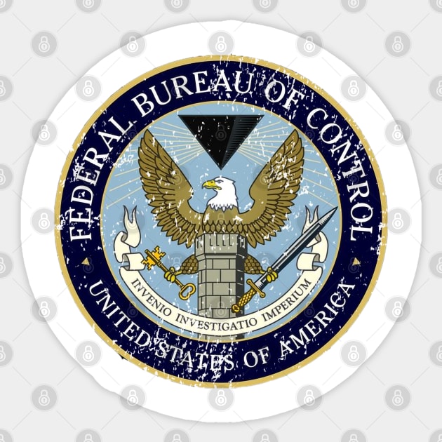 Federal Bureau of Control | Control Game Logo | Clean Logo Sticker by OrionBlue